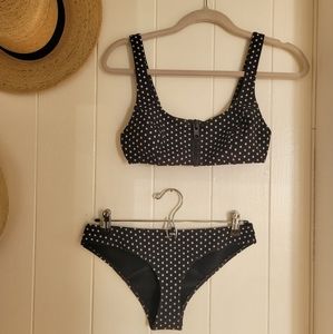 Lisa Marie Fernandez Polka Dot Neoprene Bikini